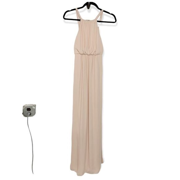 Show Me Your MuMu Blush Amanda Maxi Bridesmaid, formal Long Gown Size XS B14 - Picture 3 of 8